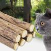 Pure Natural Teething Stick Catnip Toy Polygonum Multiflorum Silver Rattan Branch Cat Toy Snack Stick Cleaning Pet Supplies