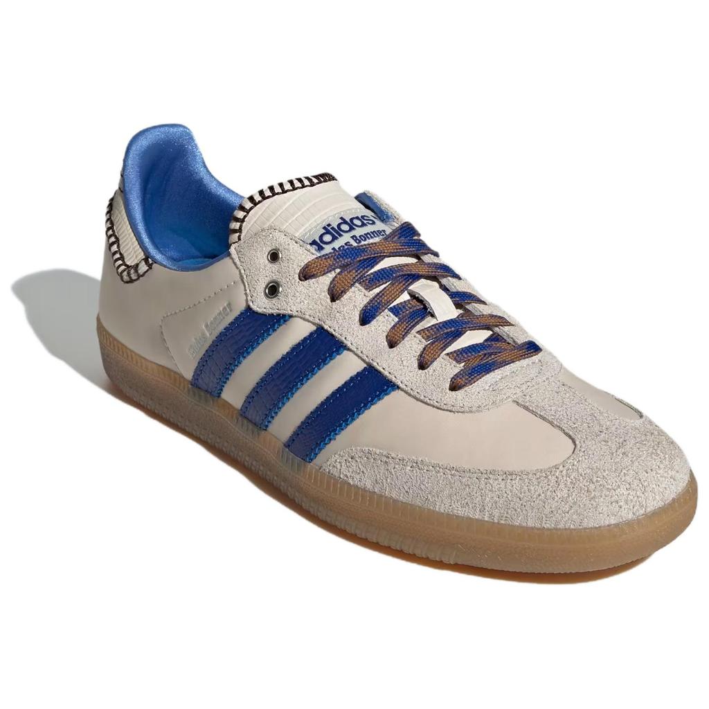 Wales Bonner X Adidas Samba Nylon Wonder Clay Royal Blue Unisex Sneakers Cream Team-Royal-Blue Wonder-White IH7756