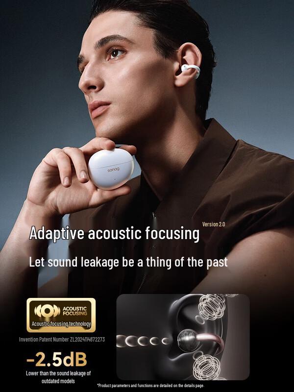 SANAG S7S Ultra Open-Ear Bluetooth Ear Clip Headphones