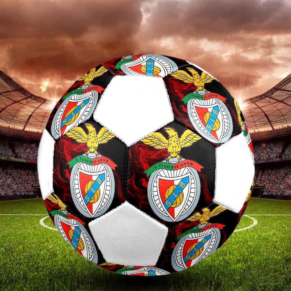 1 шт. Футбольный мяч Benfica размер 5 ПрагаМяч для мини-футбола Цветной Для всех возрастов Машинная строчка ПВХ Готов к соревнованиям Прочный Высокий отскок