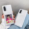 Прозрачный чехол для телефона с карманом для карт для Redmi A1 A2 A3 7A 8 8A 9 9A 9AT 9I 9C 9T 10 10A 10C 12 12C 13 13C с карманом для фото, противоударная крышка