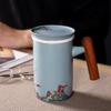 Элегантная керамическая кружка для заваривания чая