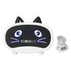 Mini Cartoon Speaker Multifunctional Cute Cat Ear Design Smart Set Dual Alarm Clocks for Bedroom