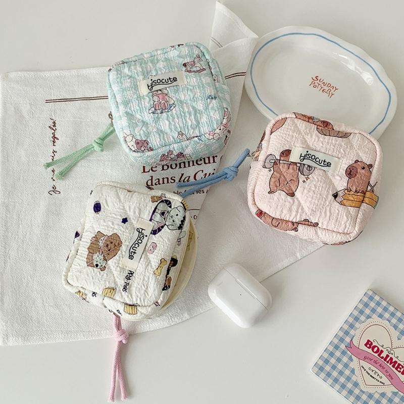 Портативные косметички для женской гигиены Удобные косметички для гигиенических прокладок для незаметного хранения женских гигиенических средств