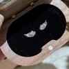 Angel Wing And Cross Ear Stud Set - 34Pcs Silver Plated Rhinestone Earrings For Women