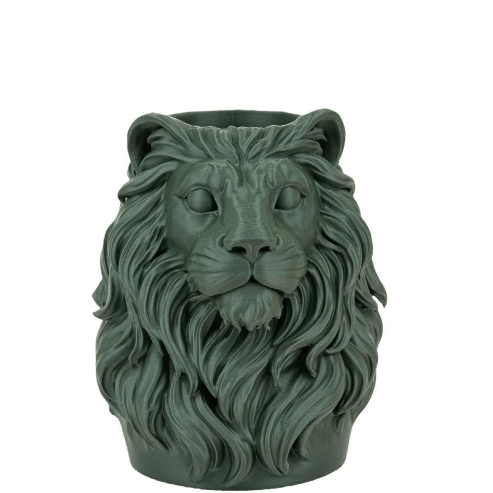 Vivid 3D Printed Pen Stand PLA Desktop Organizer Creative Lion Ornament Student