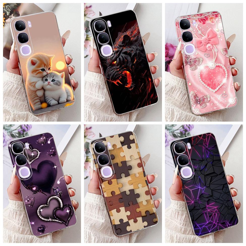 Clear For Vivo V40 Lite IDN Case 4G 5G Cute Cartoon Cool Luxury Funny Boys Girls Phone Case For vivo V40 Lite 5G IDN Back Cover