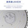 220В Сверхяркий светодиодный светильник High Bay НЛО Складской Гаражный светильник IP65 Водонепроницаемый для освещения спортзала, фабрики 100Вт 150Вт 200Вт