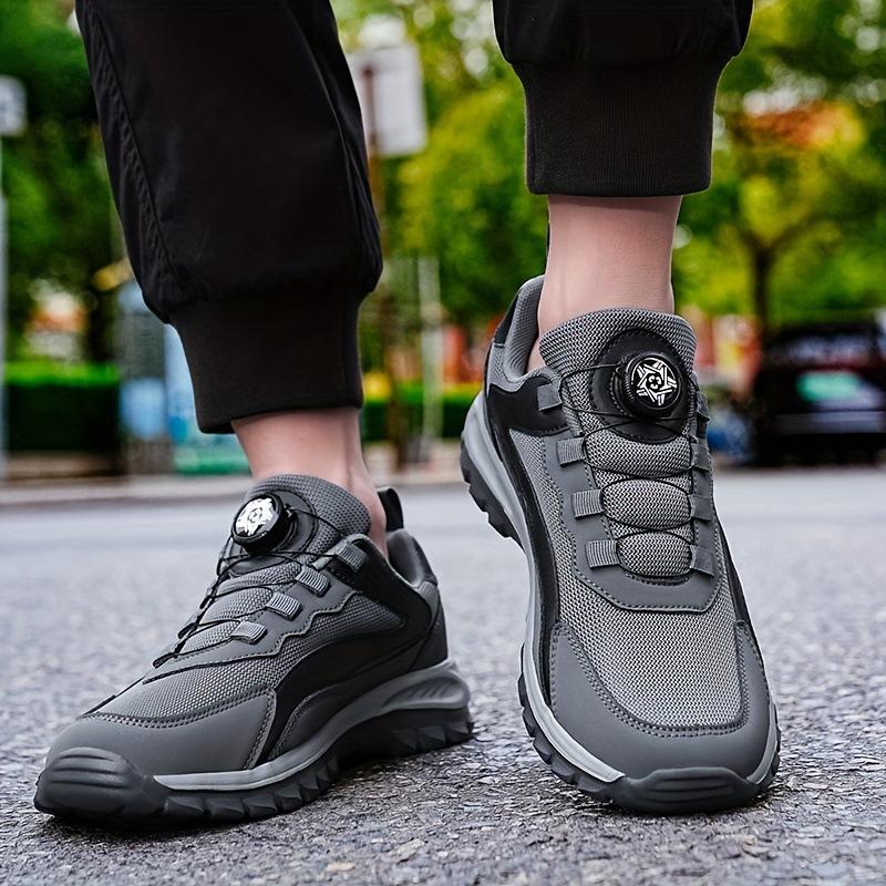 Новая модная мужская и женская обувь износостойкая и дышащая беговая обувь универсальная вращающаяся кнопка повседневная обувь