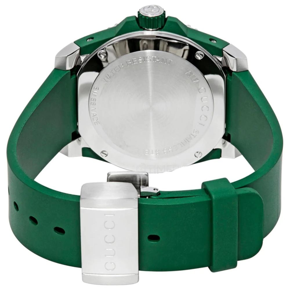 Gucci YA136316 Мужские часы Dive с зеленым циферблатом