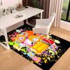 Lankybox Foxy and Rocky3 Printed Absorbent Washable Carpet, Non-Slip Bathroom Mats, Kitchen Rugs, Yoga Mat,Living Room Entrance, Camping Picnic Rugs