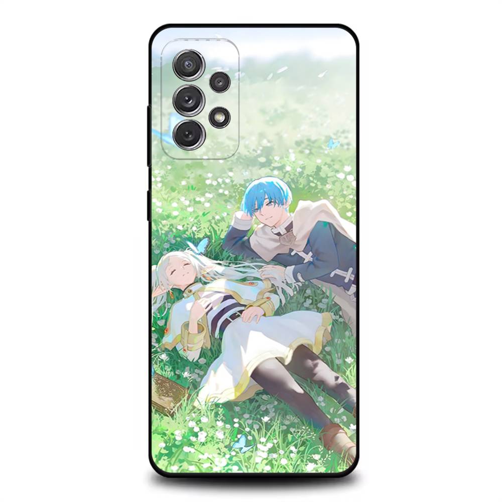 Чехол для телефона Frieren Sousou No F-Frieren для Samsung S 25,24,23,22,30,21,10,9,Ultra,Plus,Lite,FE,4,5G Черный Мягкий Чехол