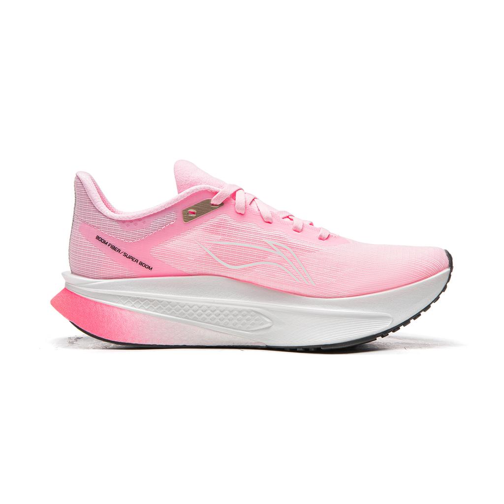 Li Ning Feidian 6 Challenger Спортивные Удобные Амортизирующие Износостойкие Низкие Повседневные Беговые Кроссовки Женские Кроссовки Розовые ARMW004-11