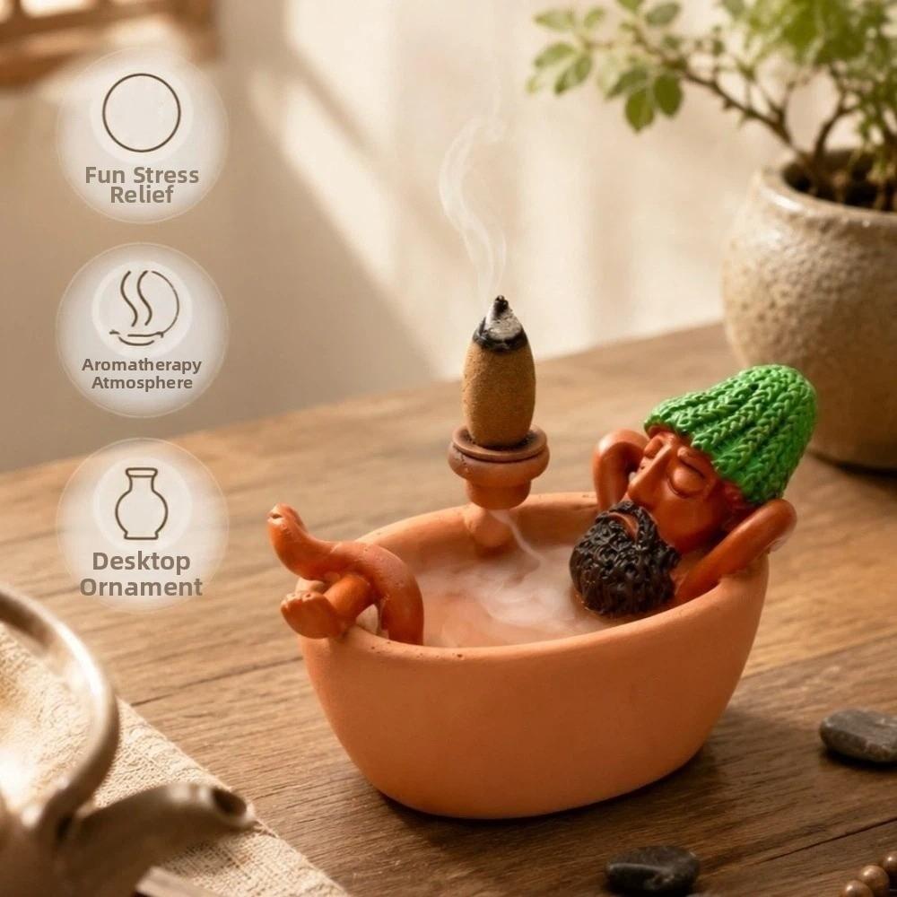 Ash Collection Tray Horse Line Incense Burner Resin Cone Incense Holder Bedroom