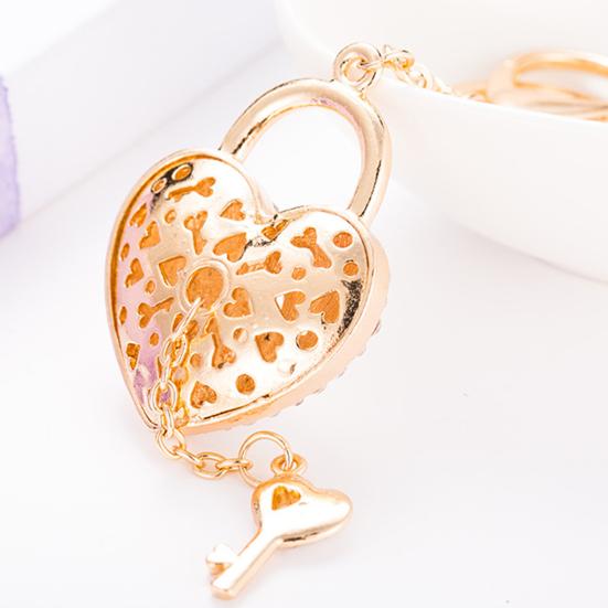 Брелок из искусственного хрусталя со стразами в форме сердца из цинкового сплава с кисточками Автомобильный брелок для сумки