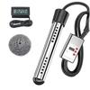 2500W Immersion Heater, Pool Heater Automatic Timer, Safe Pool Heating Immersion Heater, Perfect for  Travel EU Plug Hand Warmer