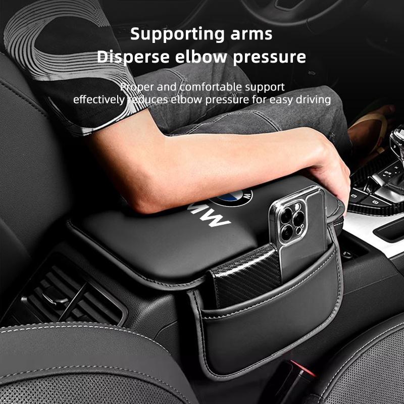 Car Arm Pad Armrest Box Protective Mat For BMW E46 E90 E60 F30 F10 E39 E36 F20 G20 G30 E92 E87 E91 X5 E70 F11 E30 F31 X3 F25 E61 QX8
