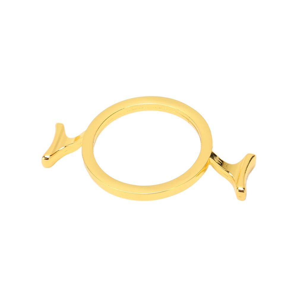 3Pcs Gold Wax Seal Stamp Rings 3 Shapes Wax Seal Stamp Mold Durable Metal Wax Seal Molds Envelopes