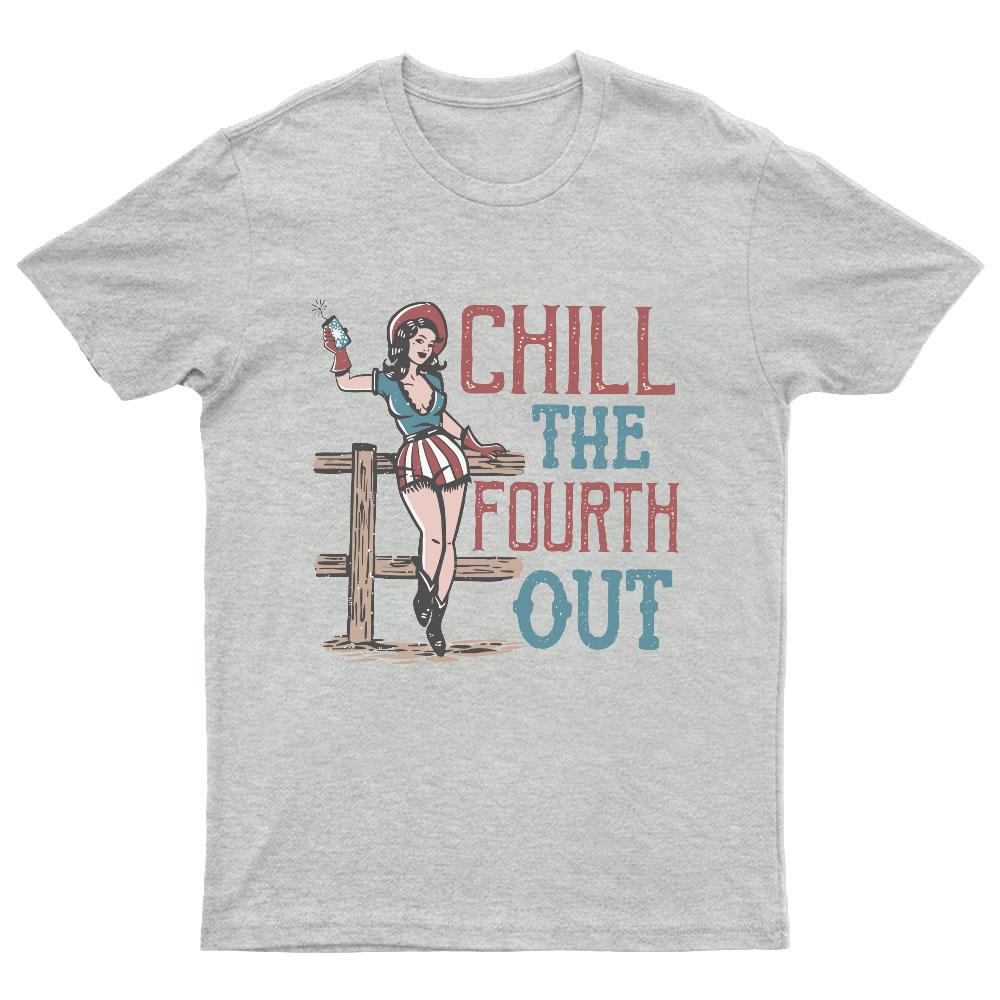 Chill The Fourth Out 4th of July Nerdy T-Shirt