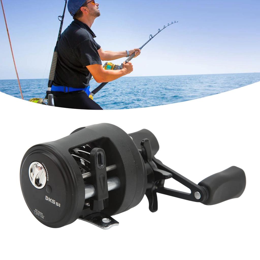 Катушка Baitcaster, катушка Baitcaster с дальним радиусом действия, барабанное колесо DKS Water Drop Bait Casting Reel, катушка для ловли на приманку Micro Object Baitcaster (DKS51 Левый