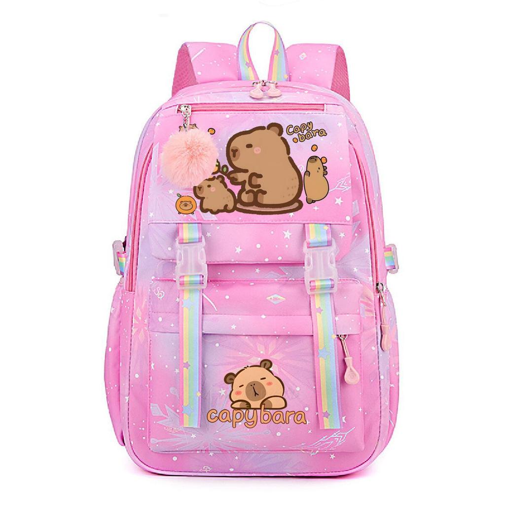 Cute Printed Children'S Lightweight Backpack, Primary And Secondary School School Bag
