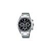 Мужские кварцевые часы Seiko с хронографом SBTR013 Черные, с измерением 1/5 секунды, водостойкие