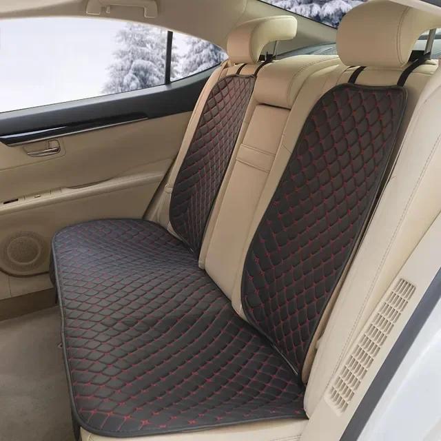 New Pu Leather Car Seat Cover Seat Back Cushion Minimalism Seat Cushion Universal Wear-resistant and Durable Four Seasons
