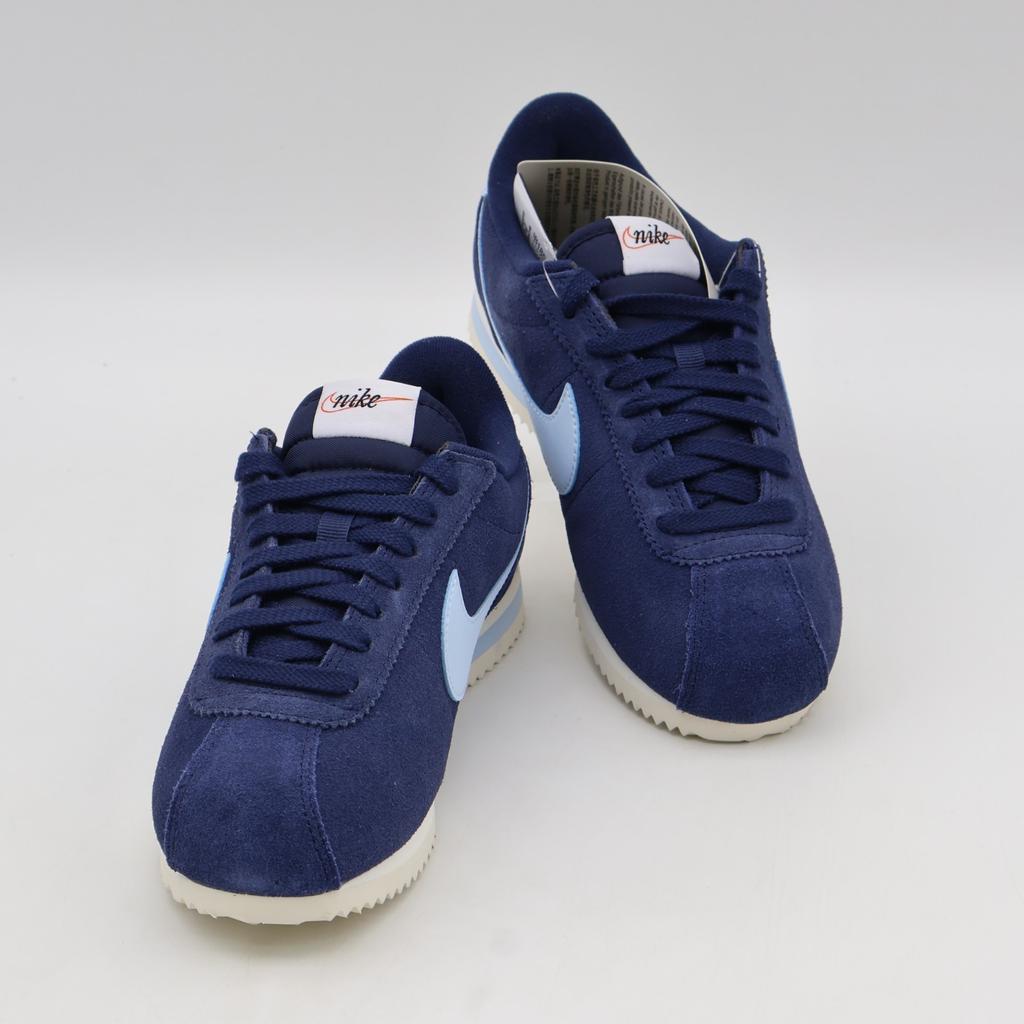 IB1857-400 Nike CORTEZ ТЕМНО-СИНИЙ/НЕБЕСНО-ГОЛУБОЙ-БЕЛЫЙ (Женский)