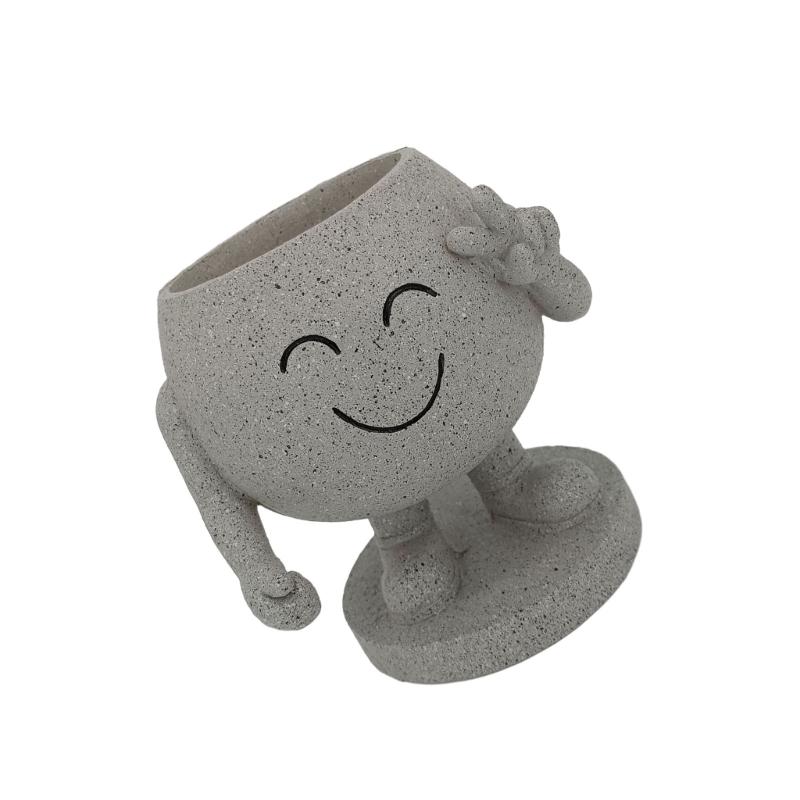 Кашпо для лица Уникальные цветочные горшки Декор для растений Горшки Контейнер для цветов