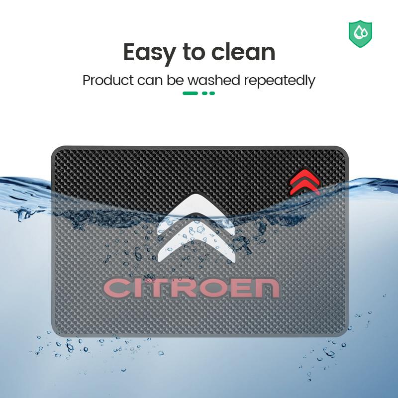 For Citroen C1 C2 C3 Grand C4 Picasso C4L VTS C-ELYSEE Sedan Berlingo Jumper 1Pcs Silicone Car Dashboard Anti Slip Sticky Pad