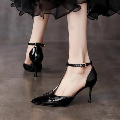 Модные дизайнерские сандалии весна-осень брендовые женские туфли-лодочки модные женские элегантные босоножки с острым носком Zapatilla De Muje