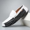 39-46 Fashion Men's Casual Slip On Leather Shoes Loafers Moccasins Flat Driving Shoes