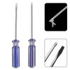 Plastic Handle Screwdriver Slotted Small Driver 1pc
