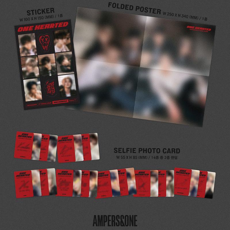 AMPERS&ONE Второй сингл-альбом [ONE HEARTED] (Сердце версия. / Сломанная версия.)