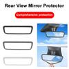 Car Interior Rearview Mirror Protection Frame Easy Installation Anti-Slip Wear Resistant Rear View