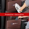 IUY21 Car Seat Back Protection Anti-Kick Pad Rear Seat Storage Bag For BMW M Motorsport X1 X3 X4 X5 E39 E46 E60 E70 E90 F10 F20 F30