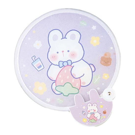 Прекрасное круглое украшение с различными узорами, жаркое лето, охлаждающий детский складной вентилятор, товары для дома