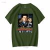 The Office Threat Level Midnight Retro Vintage Classic T Shirt Long Or Short Sleeves Vintage Washed Slightly Fashion Homme