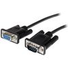 Câble Série DB9 RS232 En Liaison Directe - STARTECH.COM - Rallonge De Câble Série - Noir - 3 M