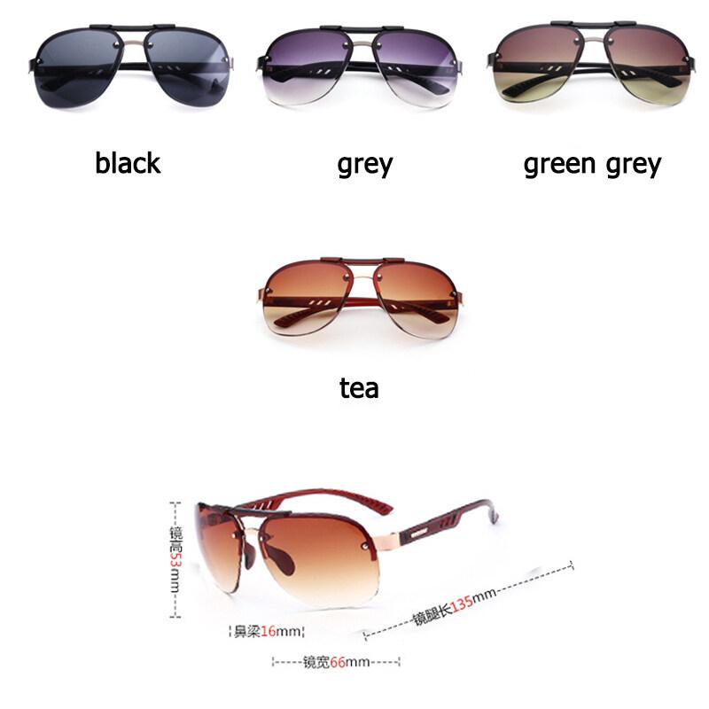 Мужские солнцезащитные очки Новые солнцезащитные очки Мужские металлические безрамочные очки Копировальный лист Солнцезащитные очки Внешняя торговля Жаба Зеркало