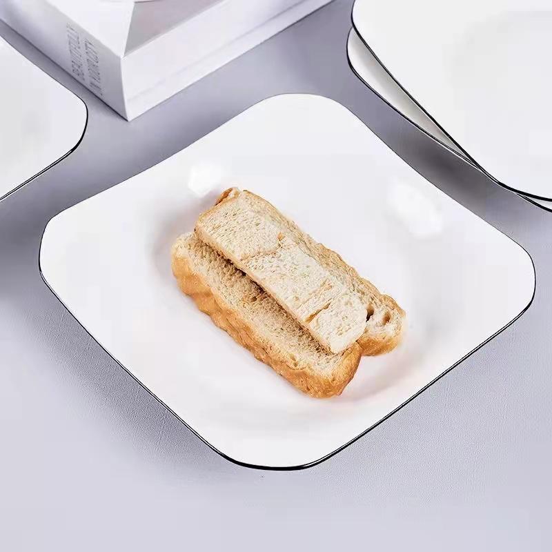 Japanese Dishes Set Nordic Ceramic Dishes and Chopsticks Plates Household Tableware Microwave Oven Eating Bowls Small Soup Bowls