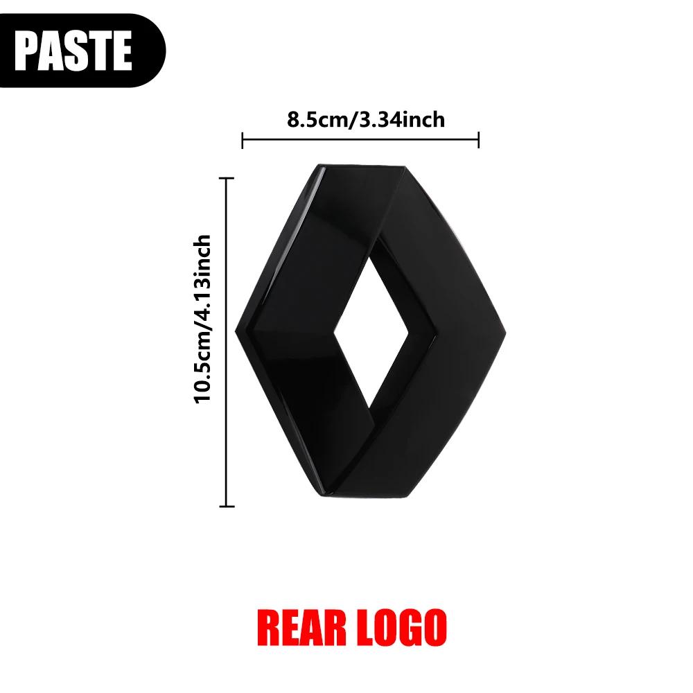 Interior Stickers 3D ABS Front Grille Rear Trunk Emblem Stickers For Renault Koleos Kadjar Captur Megane Talisman Espace Clio Z