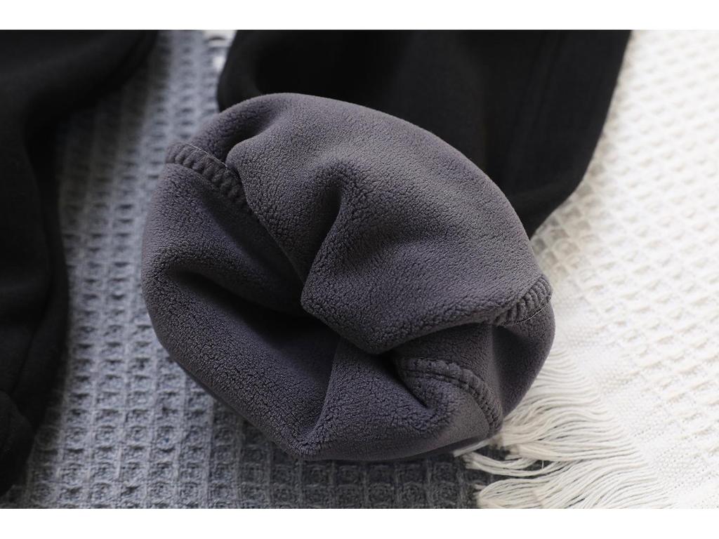 2023 Children's Windproof Winter Sports Pants - Velvet Casual Pants for Boys with Panda Design