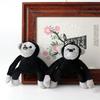 Adorable Small Plush Gorilla Keychain Soft Toy Black Stuffed Animal 12cm