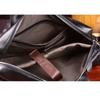 Genuine Leather Briefcase with Multiple Pockets