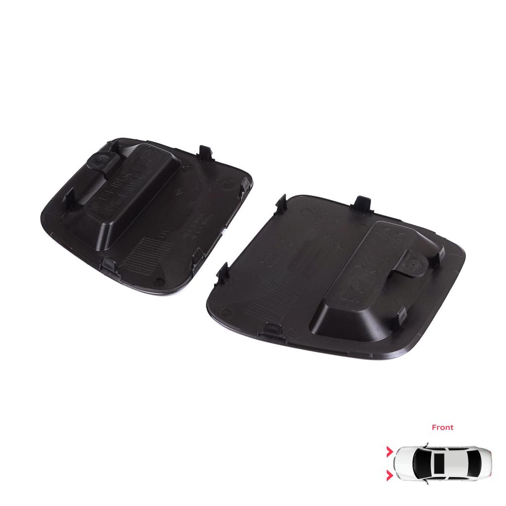 ESP1195 Front Bumper Tow Bar Hook Eye Cover Set Black for Renault Dacia Duster MK2 HM 2017-2023 511804555R