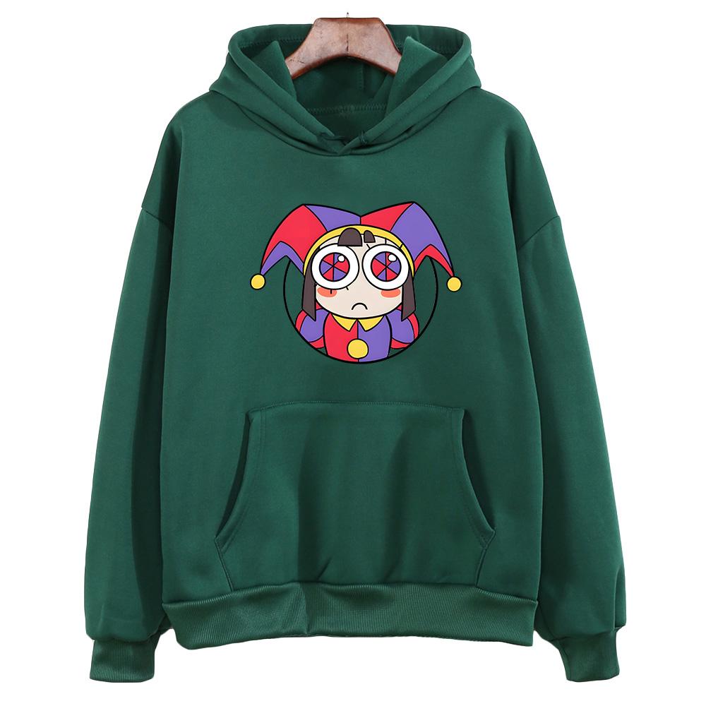 THE AMAZING DIGITAL CIRCUS Pomni Hoodie Streetwear Woman Graphic Sweatshirt Casual Long Sleeve Clothing Winter/Autumn Pullovers