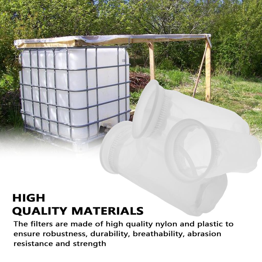 3/6 шт. 4,1x8,26 дюйма Дышащий нейлоновый фильтр для резервуара для воды IBC Многофункциональный фильтр дождевой воды для вентиляции Тонная бочка Пластиковая крышка