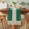 Table Cloth Macrame Table Runner Farmhouse Style Modern Farmhouse Decor Rustic Woven Cotton Festival Home Decoration