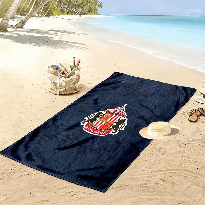 Sunderland A.F.C Beach Towel, Large Soft Quick Dry Towel for Beach Camping Swimming
